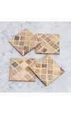 Adorable Premium Quality Wooden Coasters - Pack of 4
