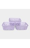 Plastic Basket Set of 3