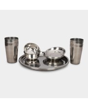 Steel Dinner Set of 16
