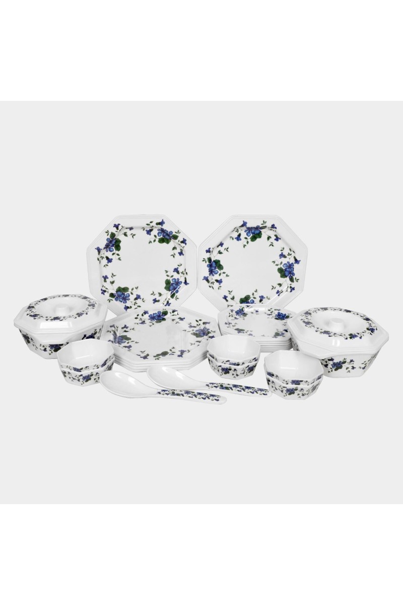 Home Finery                          Melamine Dinner Set 24 Pcs