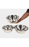 Stainless Steel Serving Bowl Set of 3